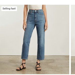 Everlane Way High Jeans Size 29T in Medium Wash